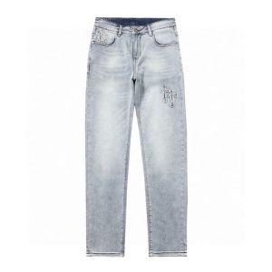 Chrome Hearts Denim Jeans Light Blue