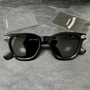 Chrome Hearts Black Frame Sunglasses
