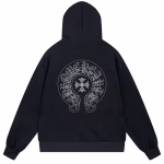 Chrome Hearts Cross Horseshoe Hoodie Black