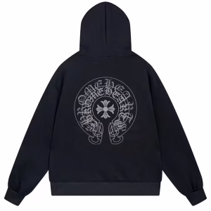 Chrome Hearts Cross Horseshoe Hoodie Black