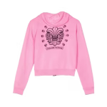 Chrome Hearts Girls Zip Up Pink Hoodie