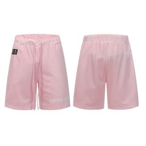Chrome Hearts Pink "LOVE BOY" Mesh Shorts