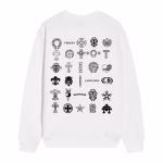 Chrome Hearts Multi Logo Long Sleeve Tee White