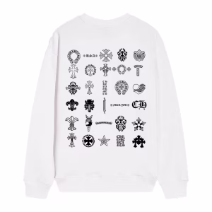 Chrome Hearts Multi Logo Long Sleeve Tee White