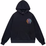 Chrome Hearts Neon Horseshoe Hoodie Black