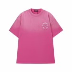 Chrome Hearts Pink Gothic Cross Logo T-Shirt