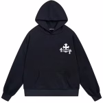 Chrome Hearts Triple Cross Graphic Black Hoodie