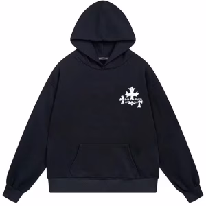 Chrome Hearts Triple Cross Graphic Black Hoodie