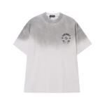 Chrome Hearts White Grey Gradient Horseshoe T-Shirt