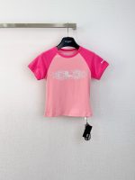 Chrome Hearts Pink Raglan Shirt