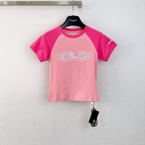 Chrome Hearts Pink Raglan Shirt