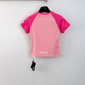 Chrome Hearts Pink Raglan Shirt